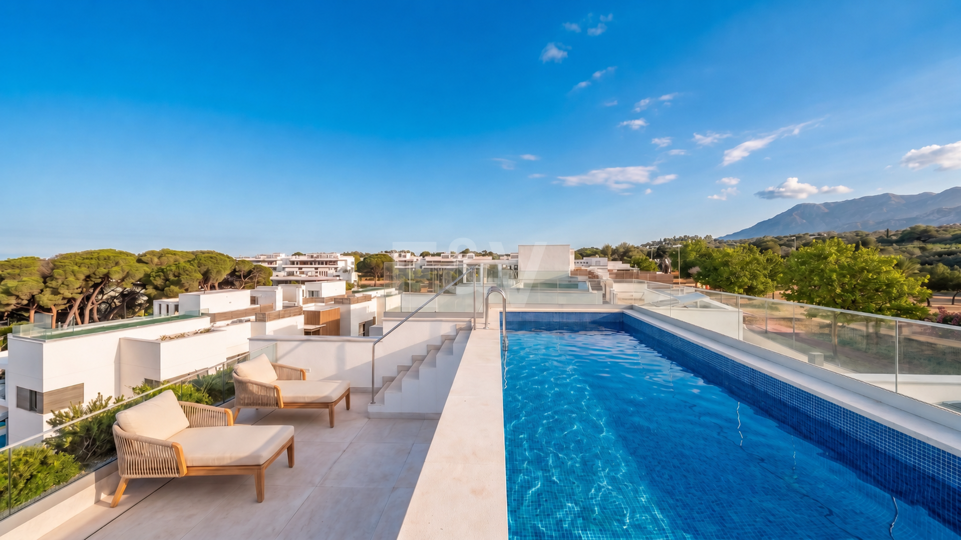 Luxury 4-Bedroom Duplex Penthouse with Private Rooftop Pool Fronting Santa Clara Golf