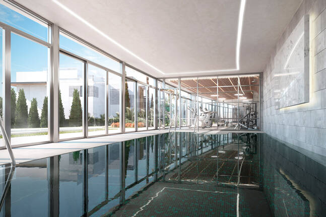 Luxury 4-Bedroom Duplex Penthouse with Private Rooftop Pool Fronting Santa Clara Golf