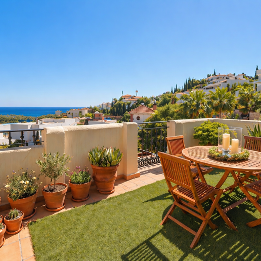 Dúplex luminoso con vistas panorámicas al mar y terrazas bañadas de sol