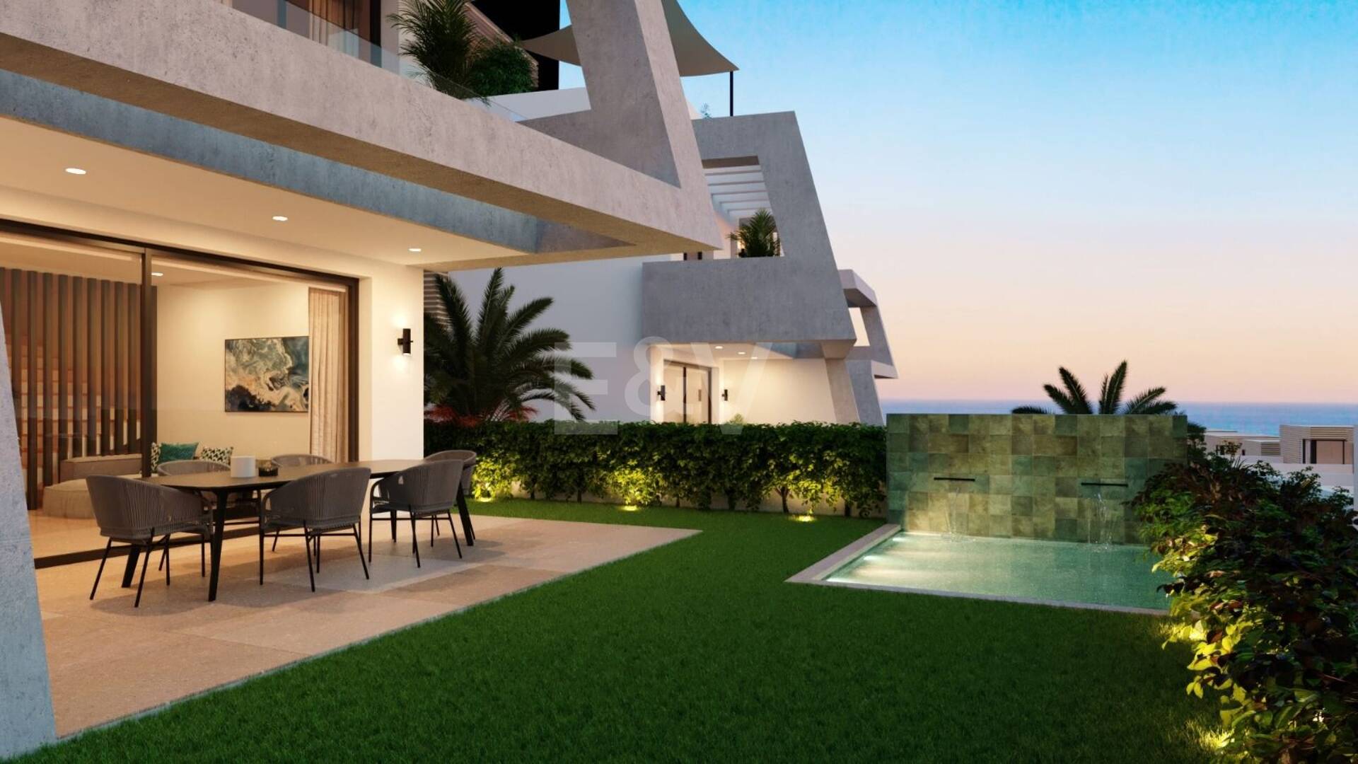 Elevated Contemporary Living With Panoramic Sea Views in Elviria Hills