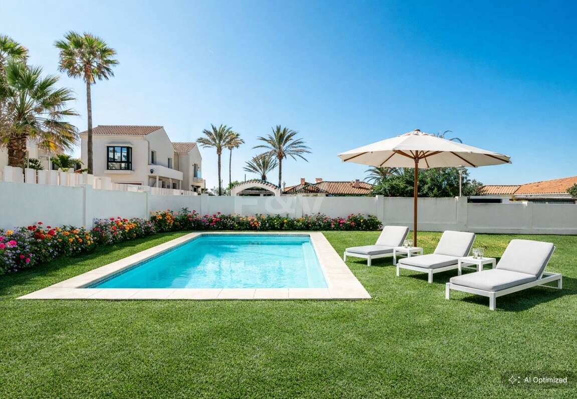 Contemporary Beachside Villa Just Steps from the Sea with Panoramic Views