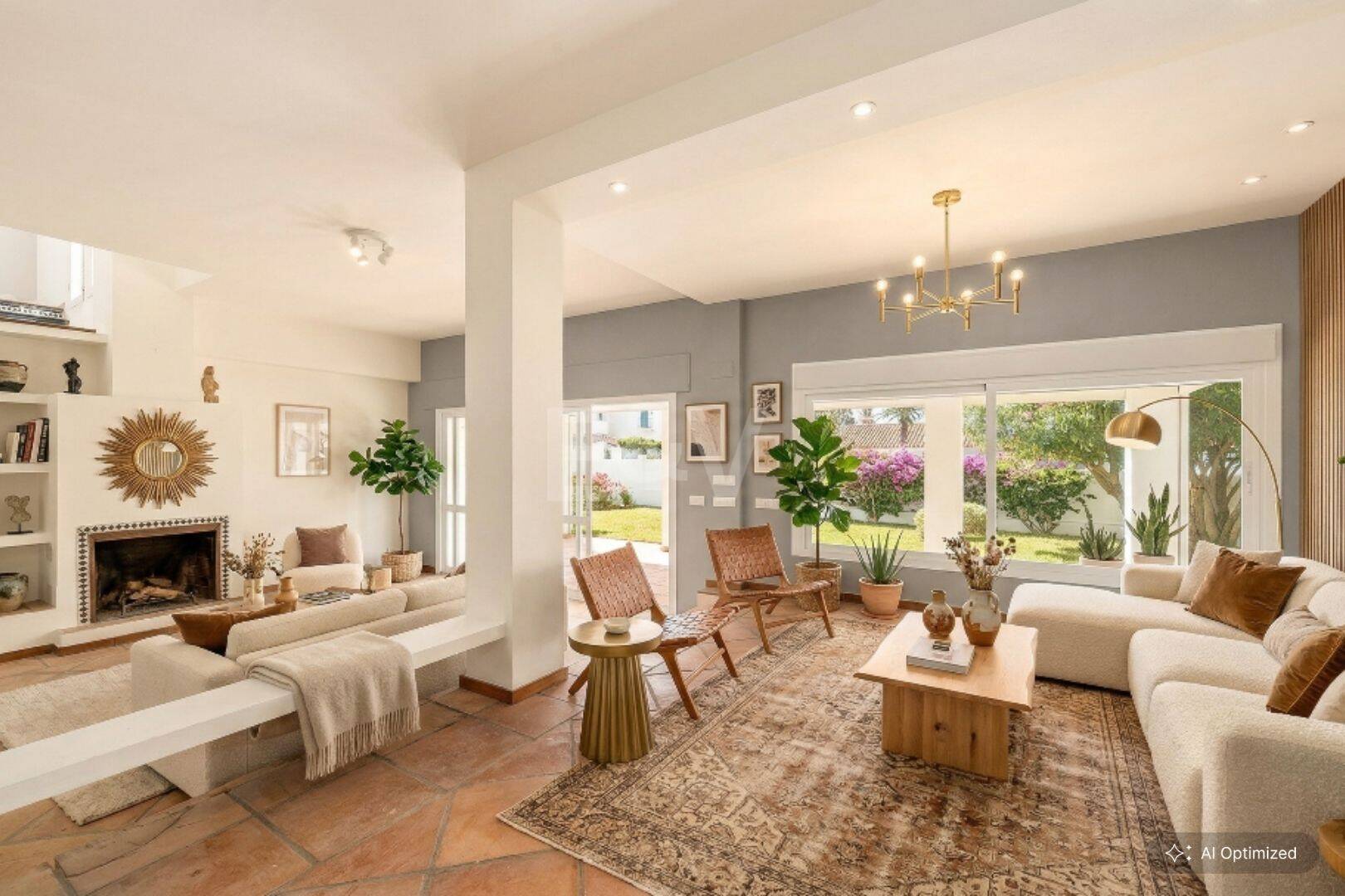 Contemporary Beachside Villa Just Steps from the Sea with Panoramic Views