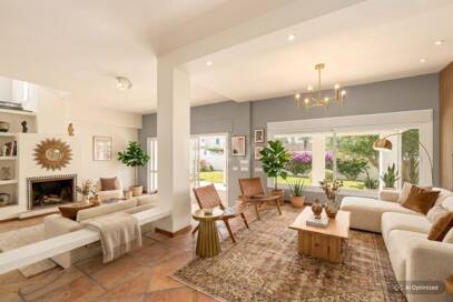 Contemporary Beachside Villa Just Steps from the Sea with Panoramic Views