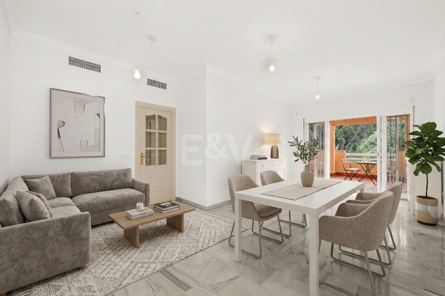 Apartamento orientado al sur en excelente ubicación junto a la playa