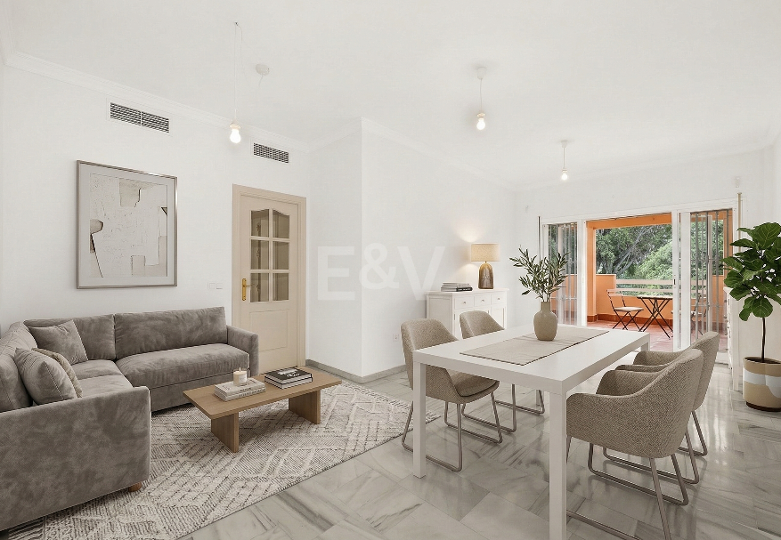 Apartamento orientado al sur en excelente ubicación junto a la playa