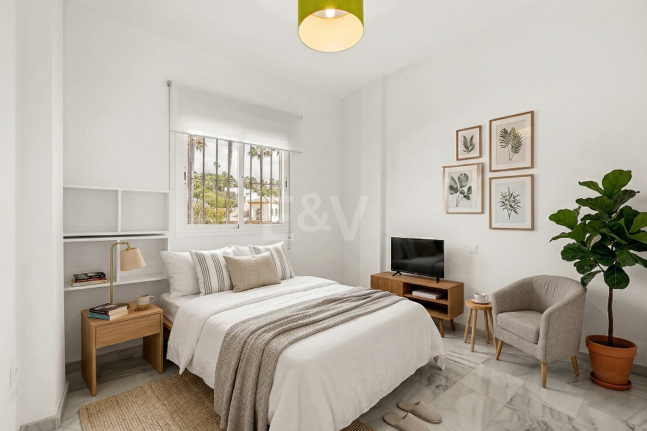 Apartamento orientado al sur en excelente ubicación junto a la playa