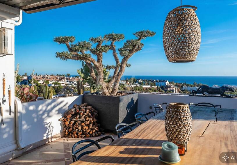 Takvåning att hyra i Marbella Golden Mile