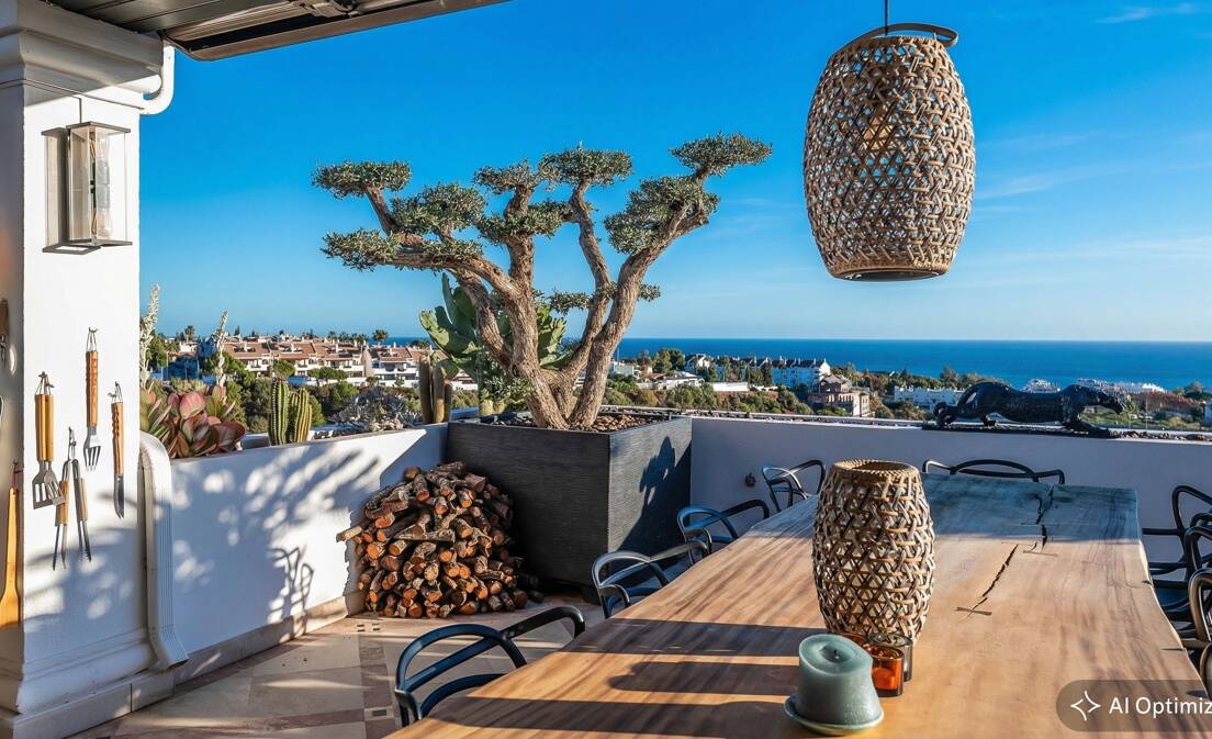 Takvåning for rent in Marbella Golden Mile, Marbella with 4 bedrooms, 5 bathrooms, 4 en-suite bathrooms and has pool (gemensam),...