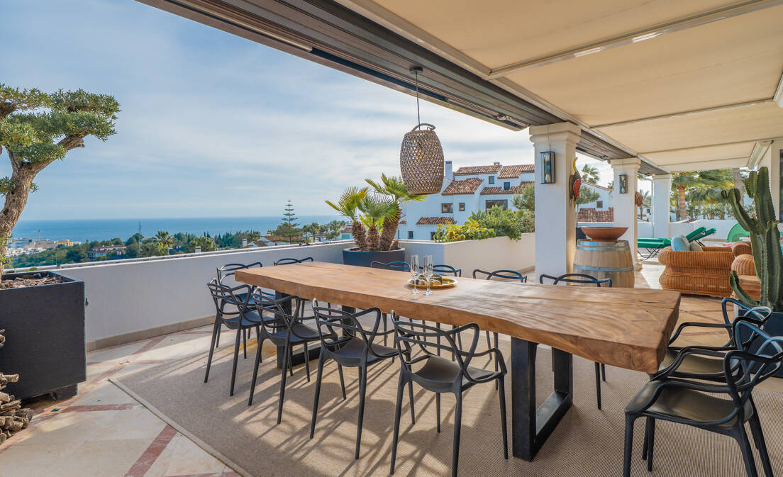 Unique Duplex Penthouse for Rent in Monte Paraíso Country Club, Sierra Blanca – Exclusive Marbella Gated Community