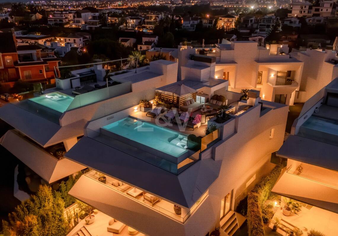 Lujosa villa con oasis en la azotea sobre el Golf Valley, Las Brisas