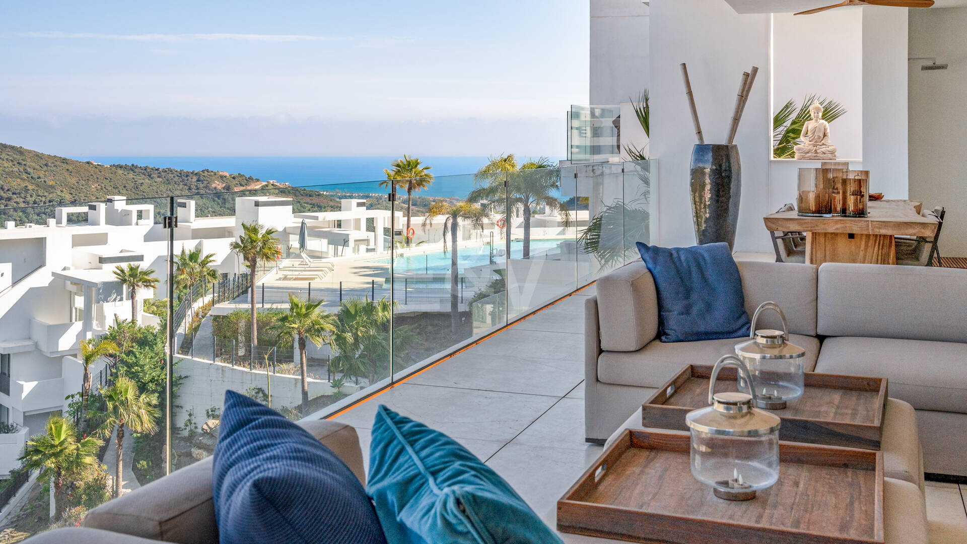 W pełni umeblowany apartament z panoramicznymi widokami w Palo Alto