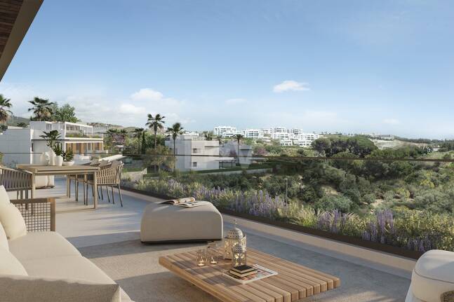 Exclusivo apartamento en planta baja con jardín privado, piscina y planta adicional – Santa Clara, Marbella