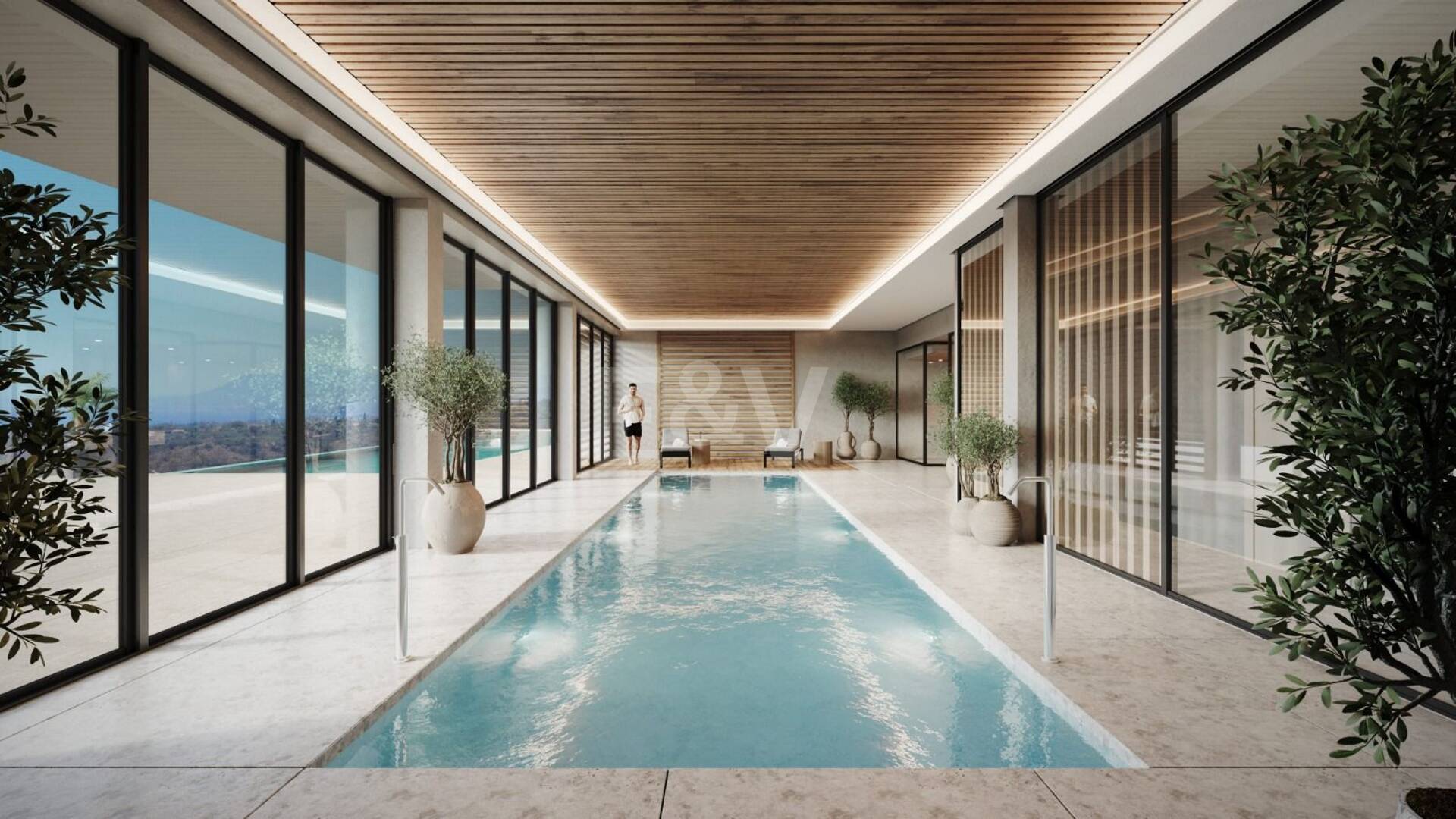 Elevated Contemporary Living With Panoramic Sea Views in Elviria Hills