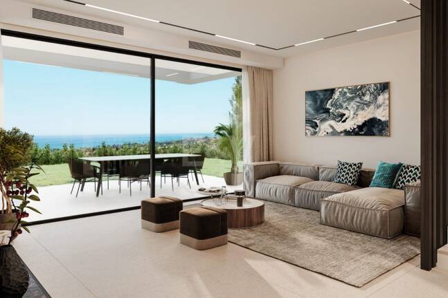 Elevated Contemporary Living with Panoramic Sea Views in Elviria Hills