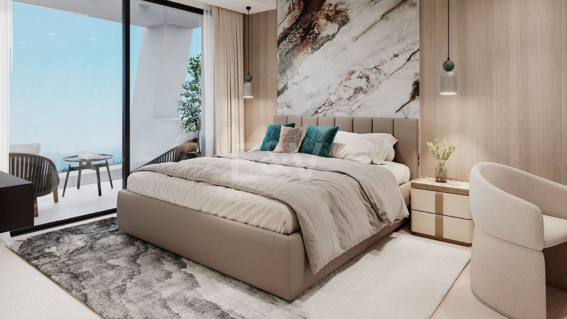 Elevated Contemporary Living with Panoramic Sea Views in Elviria Hills