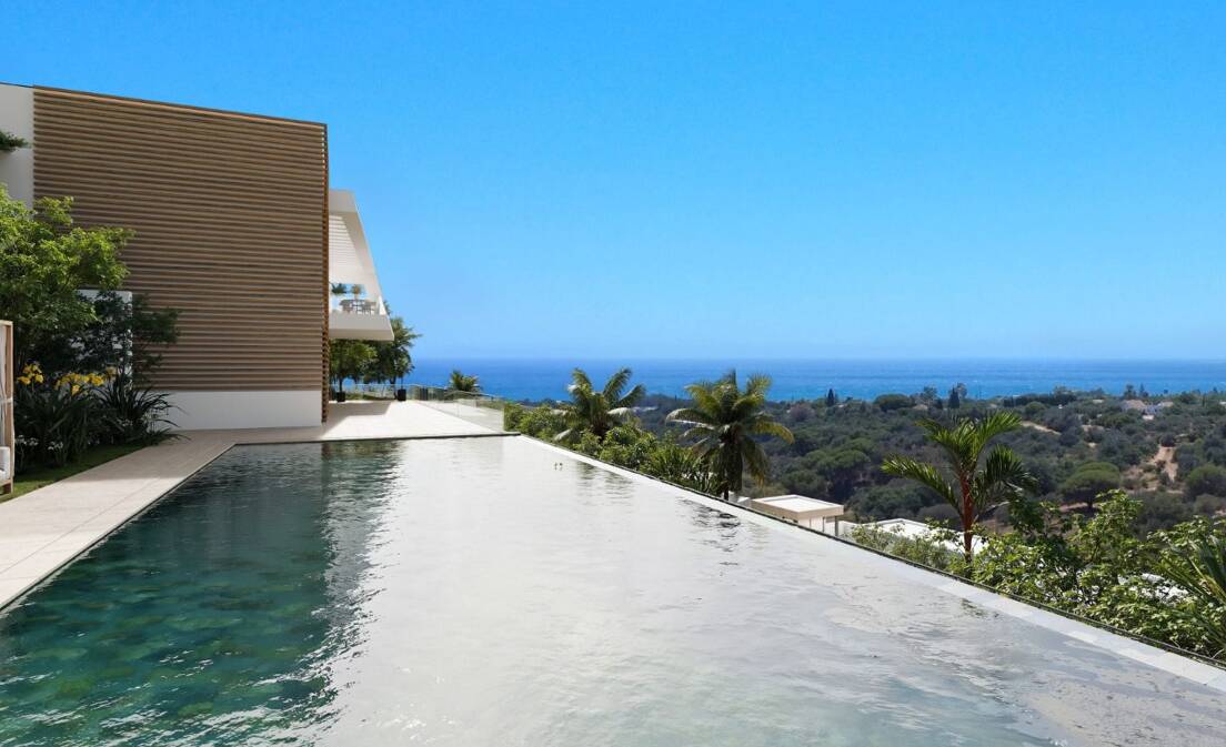 Elevated Contemporary Living with Panoramic Sea Views in Elviria Hills