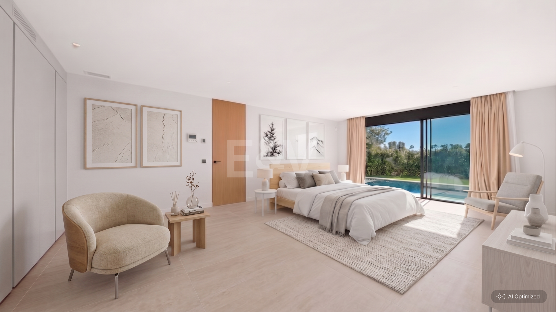 Modern Architectural Sanctuary: Bespoke Design with Sea Views