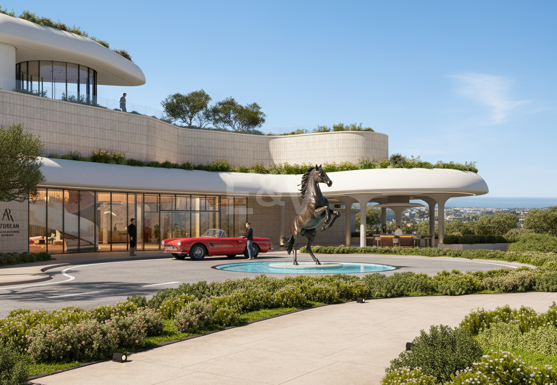 Exklusives Aqua-Apartment mit einem Schlafzimmer in Azurean mit 5* Destination by Hyatt Management