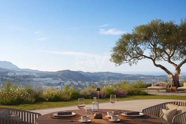 Exklusives Aqua-Apartment mit einem Schlafzimmer in Azurean mit 5* Destination by Hyatt Management