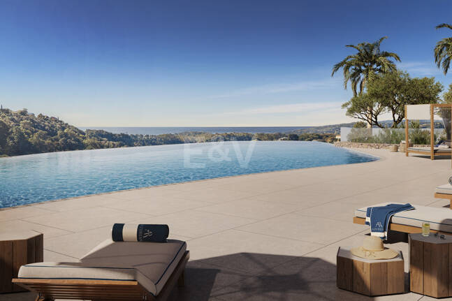 Exklusives Aqua-Apartment mit einem Schlafzimmer in Azurean mit 5* Destination by Hyatt Management