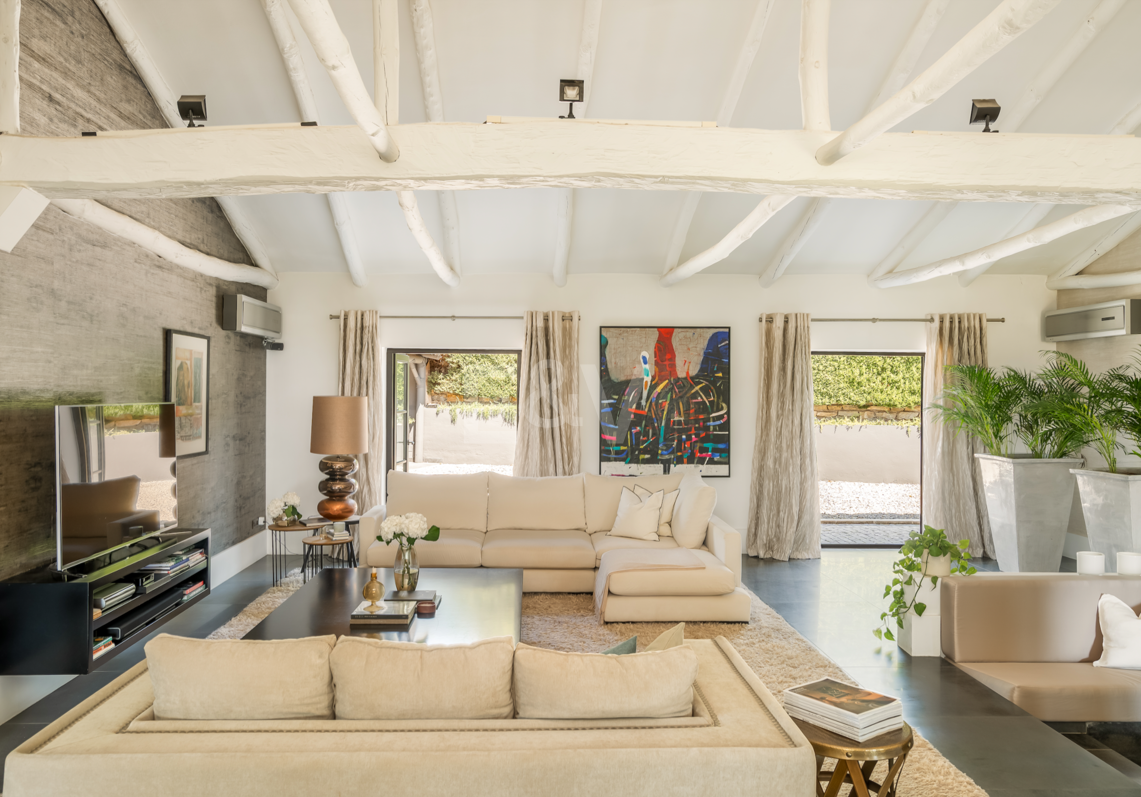 Villa andalouse authentique près du golf, vue sur mer