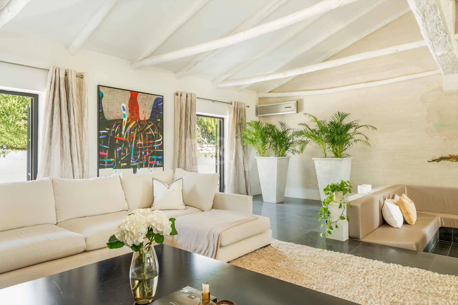 Andalusian Golf-Side Villa with Panoramic Sea Views