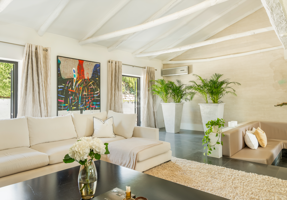 Villa andalouse authentique près du golf, vue sur mer