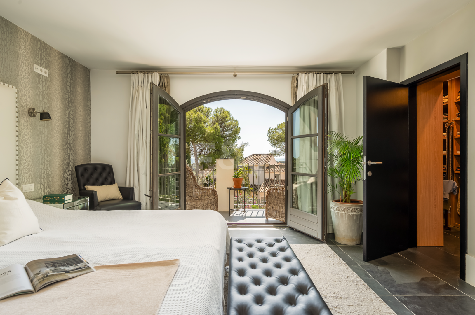 Villa andalouse authentique près du golf, vue sur mer