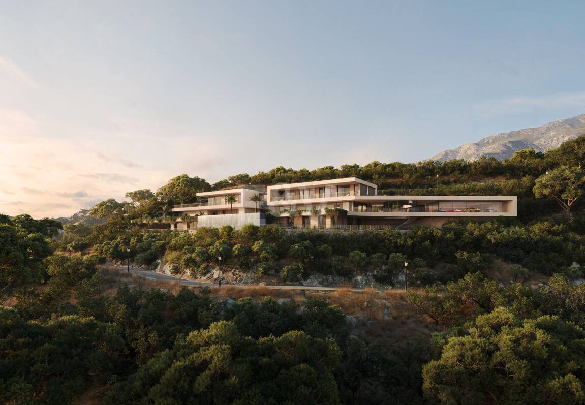 Luxusvilla mit Panoramablick auf Meer und Berge und privatem Spa