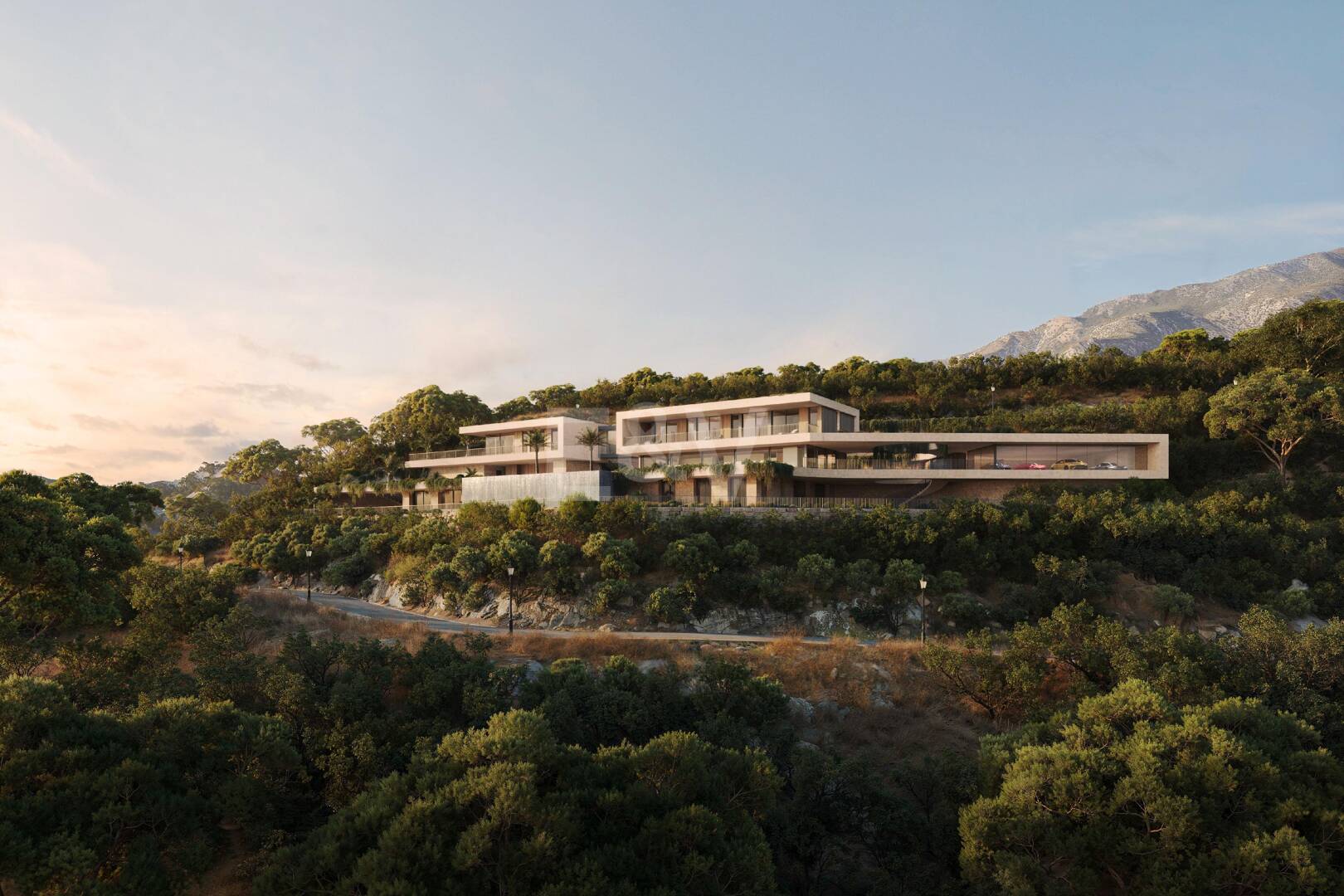 Villa de lujo con vistas panorámicas al mar y a la montaña y spa privado
