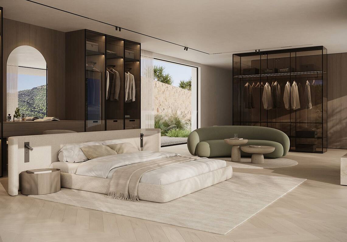 Lyxvilla med Panoramic Sea and Mountain Views och Private Spa