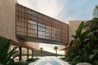 Villa de lujo con vistas panorámicas al mar y a la montaña y spa privado