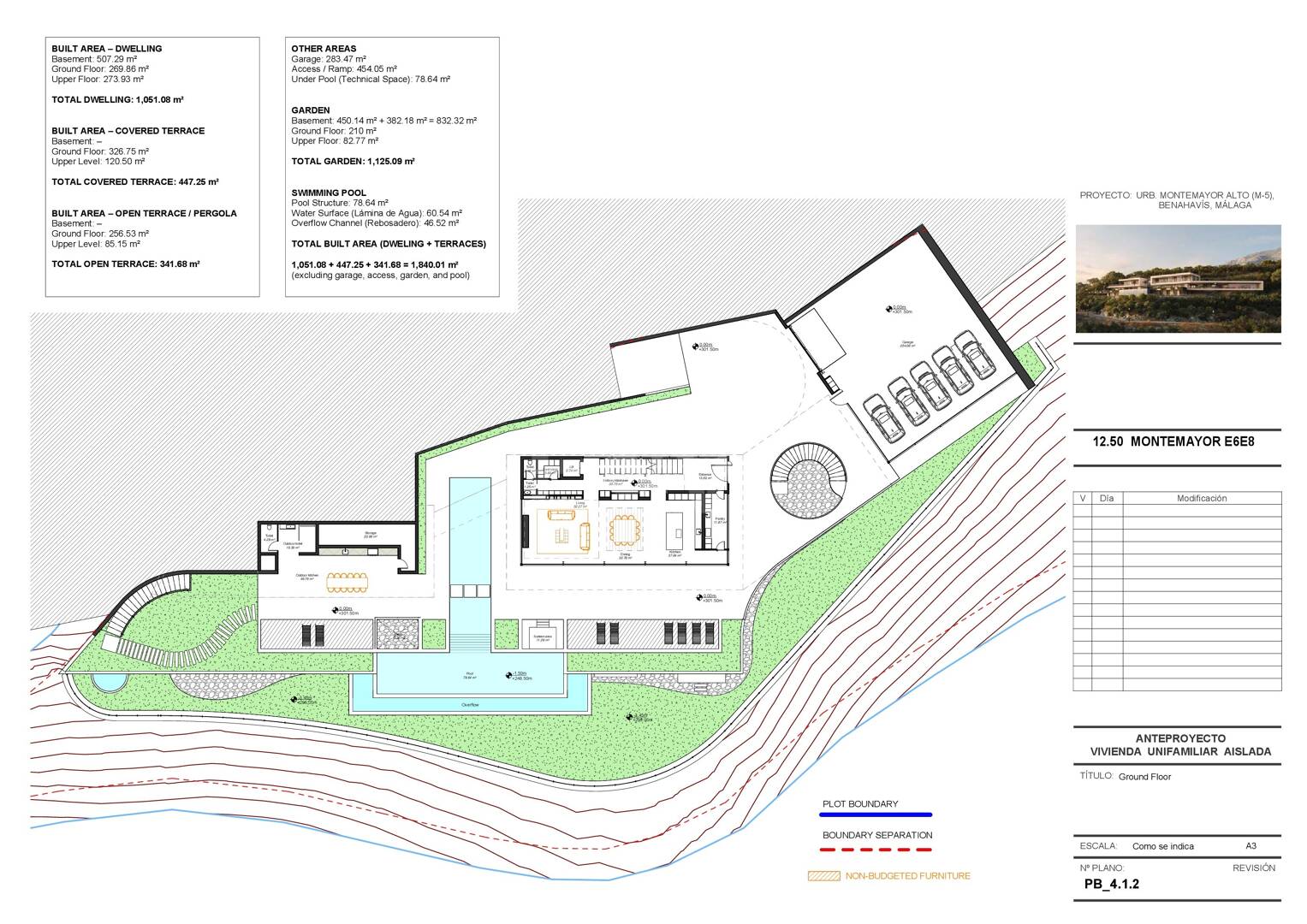 Luxusvilla mit Panoramablick auf Meer und Berge und privatem Spa