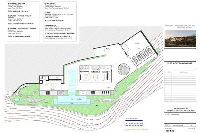 Luxusvilla mit Panoramablick auf Meer und Berge und privatem Spa