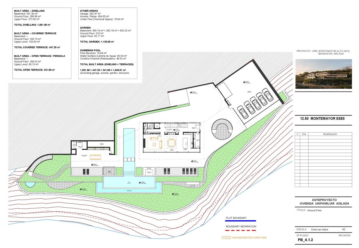 Luxusvilla mit Panoramablick auf Meer und Berge und privatem Spa