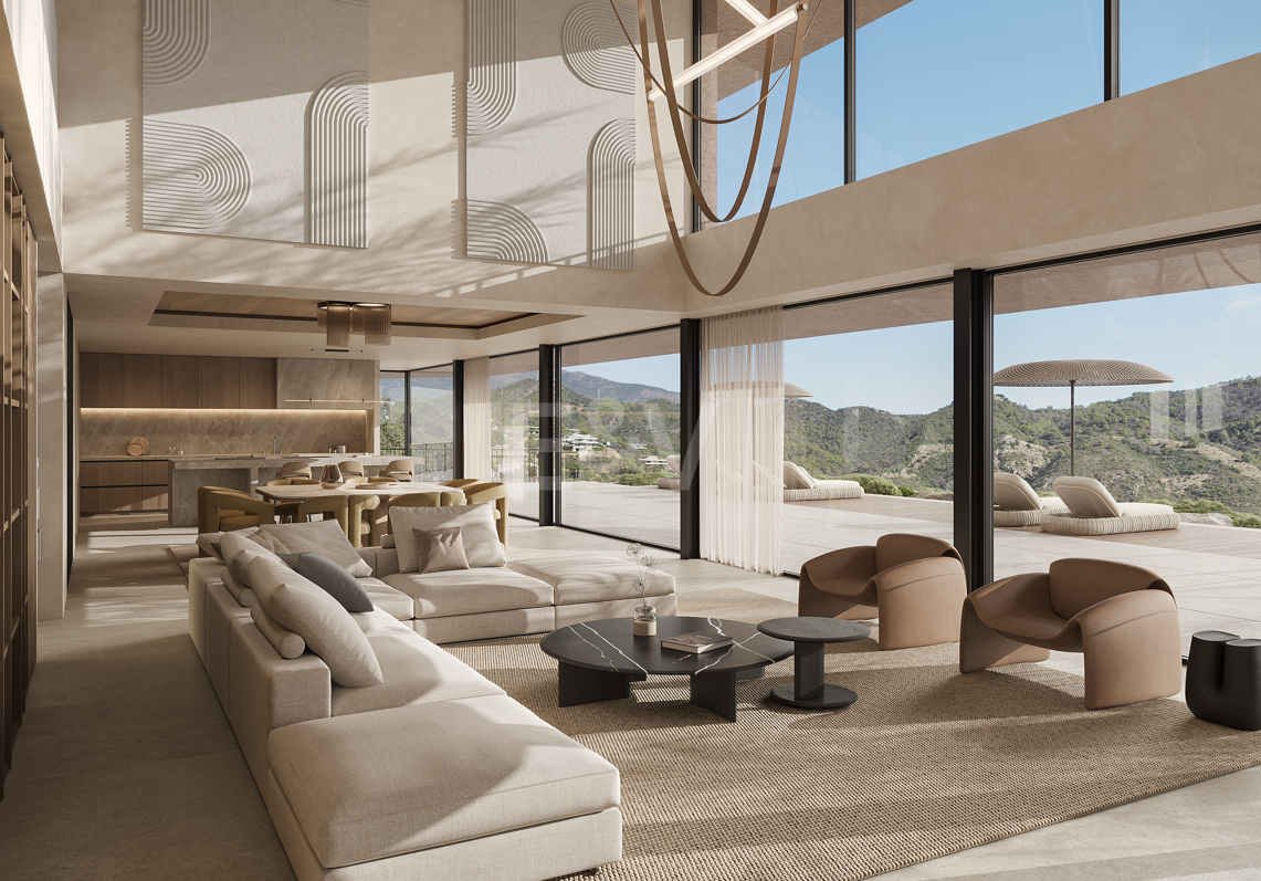 Lyxvilla med Panoramic Sea and Mountain Views och Private Spa