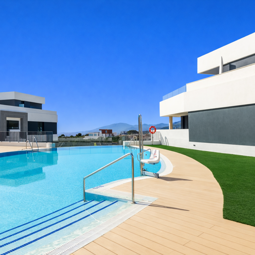 Lujoso ático contemporáneo con vistas panorámicas al mar y spa privado