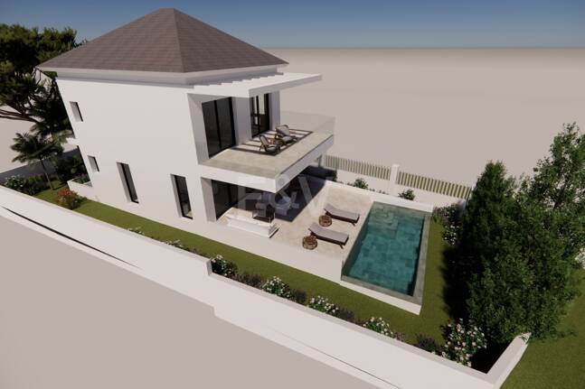 Modern Beachside Living: Contemporary Villa Steps from the Shore and Amenities in Las Chapas Playa