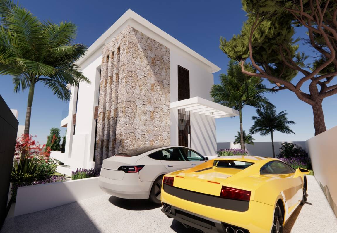 Modern Beachside Living: Contemporary Villa Steps from the Shore and Amenities in Las Chapas Playa