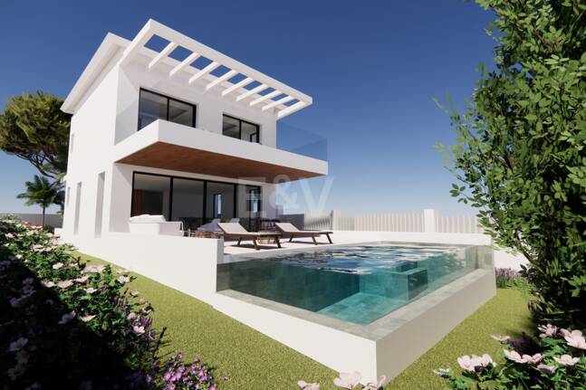 Modern Beachside Living: Contemporary Villa Steps from the Shore and Amenities in Las Chapas Playa