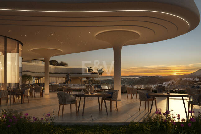 Exclusive One-Bedroom Aqua Apartment in Azurean with 5* Destination by Hyatt Management