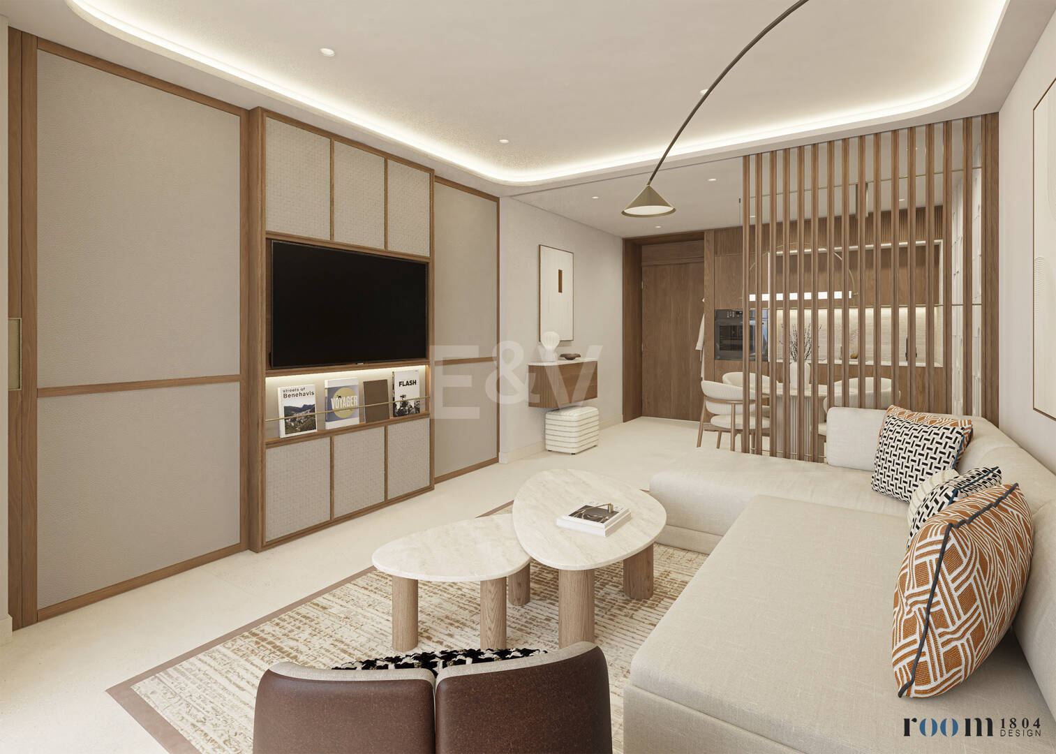 Exclusive One-Bedroom Aqua Apartment in Azurean with 5* Destination by Hyatt Management