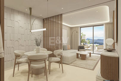 Exclusive One-Bedroom Aqua Apartment in Azurean with 5* Destination by Hyatt Management