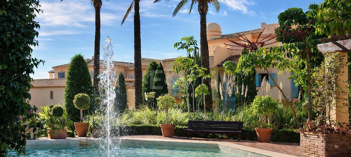 Ground-Floor Apartment in Prestigious Gated Community with Private Garden and Terrace