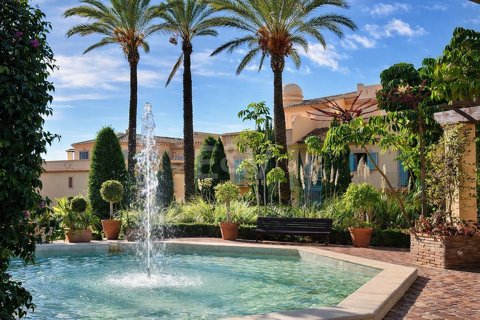 Apartamento en planta baja en prestigiosa urbanización cerrada con jardín privado y terraza