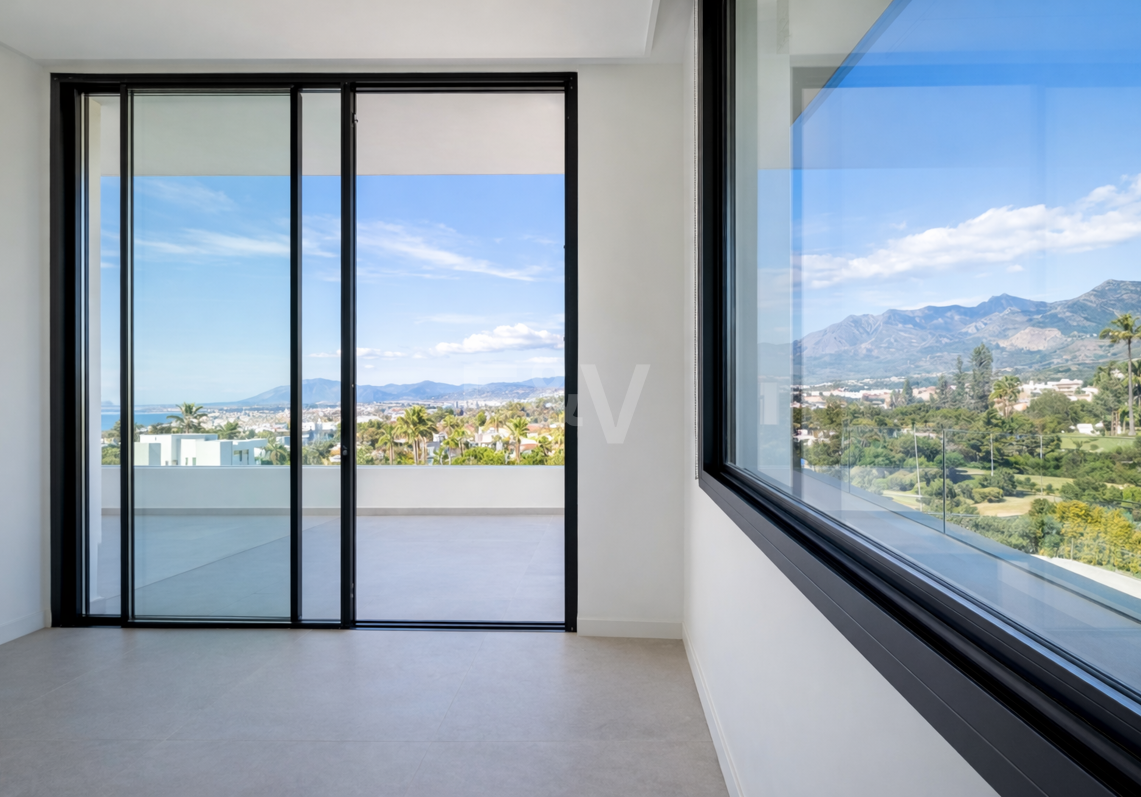 Bright Contemporary Villa with Sunset Views Close to Marbella Town