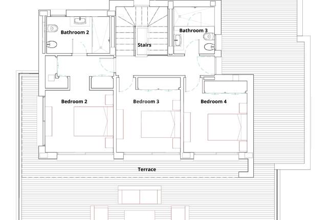 Ljus modern villa med utsikt över solnedgången nära Marbella stad