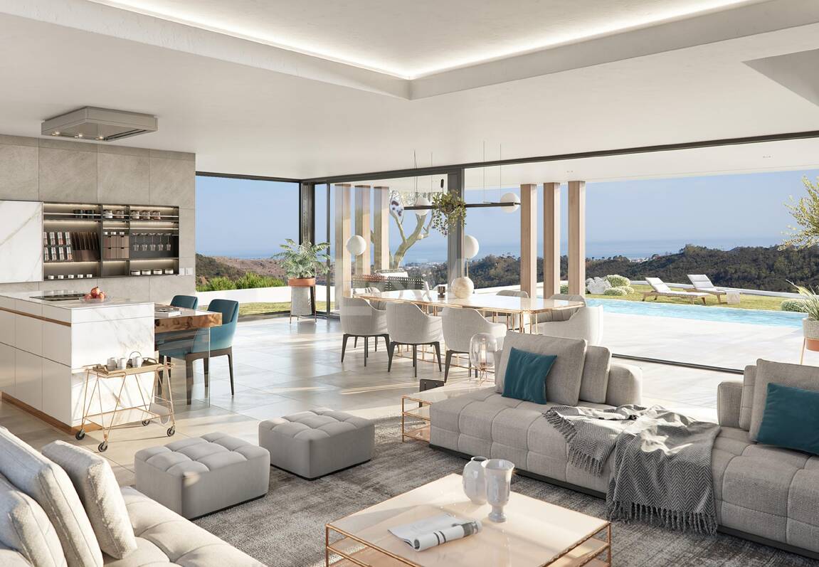 Stilvolle Villa in Hanglage auf Großzügigem Grundstück mit Panoramablick auf das Meer