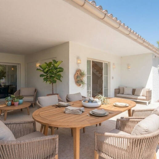 Beachside Villa med privat pool bara steg från stranden