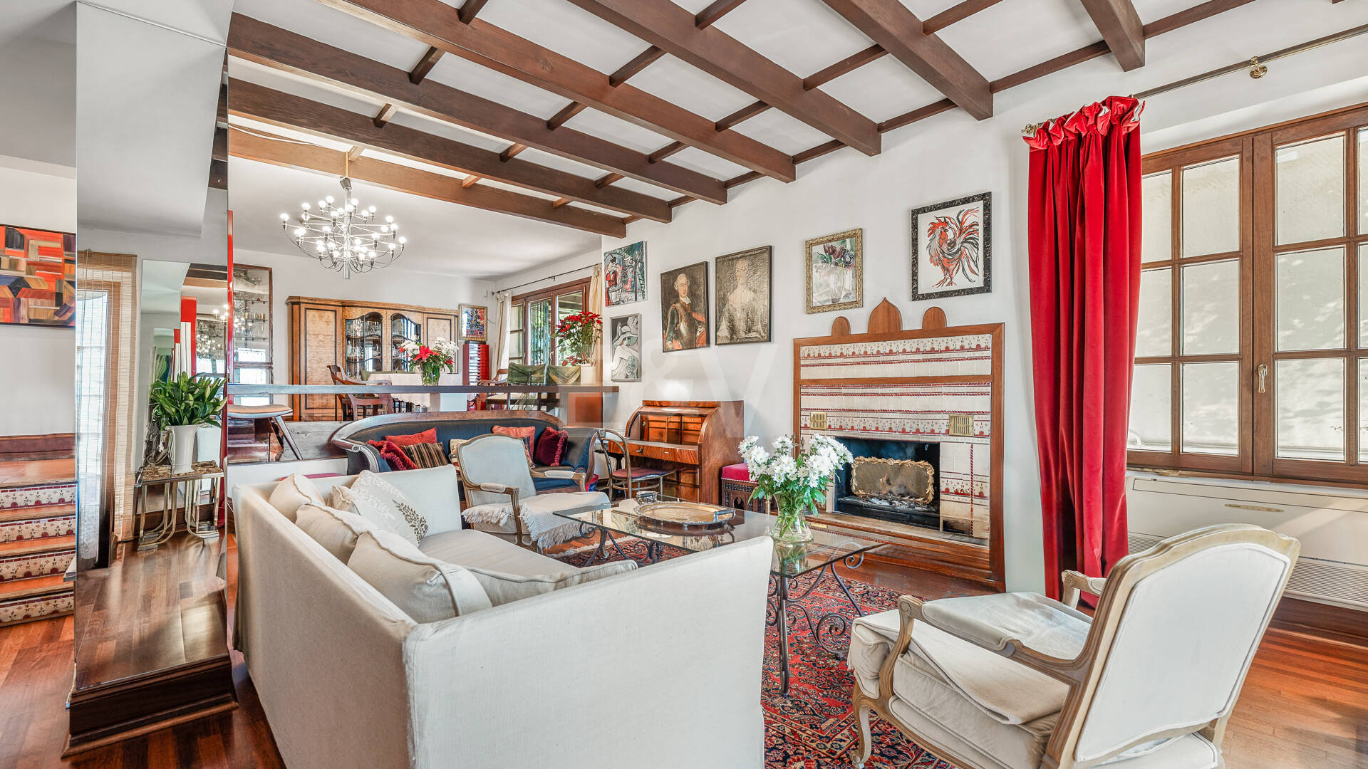 Andalusische Villa mit Meerblick, privatem Garten und Pool